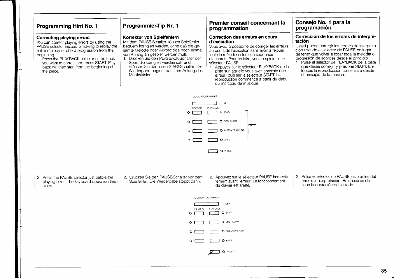 Yamaha PSR-90 User Manual | Page 37 / 51