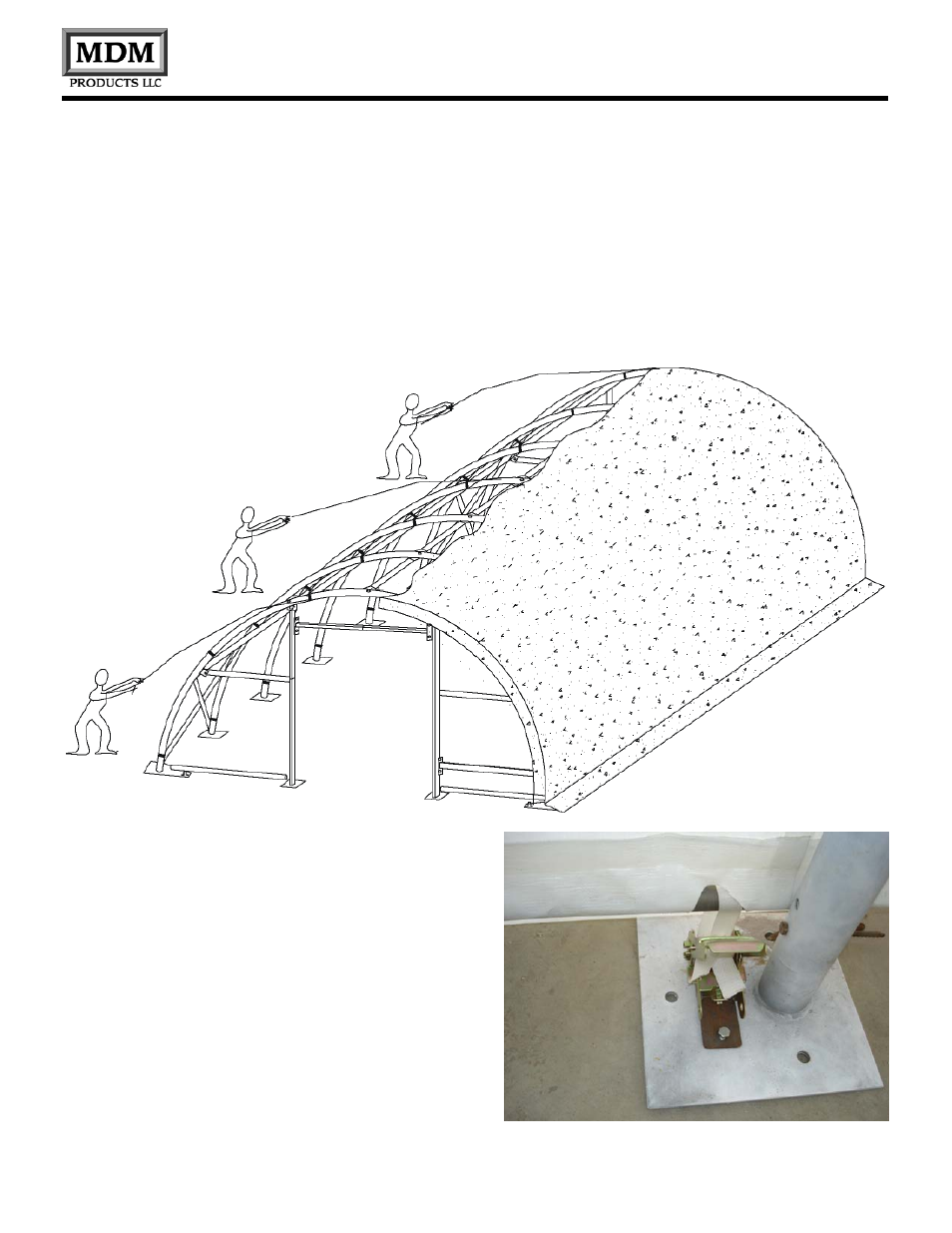 Main cover installation | Rhino Shelter ROUND-30W X 40L X 15H User Manual | Page 9 / 18