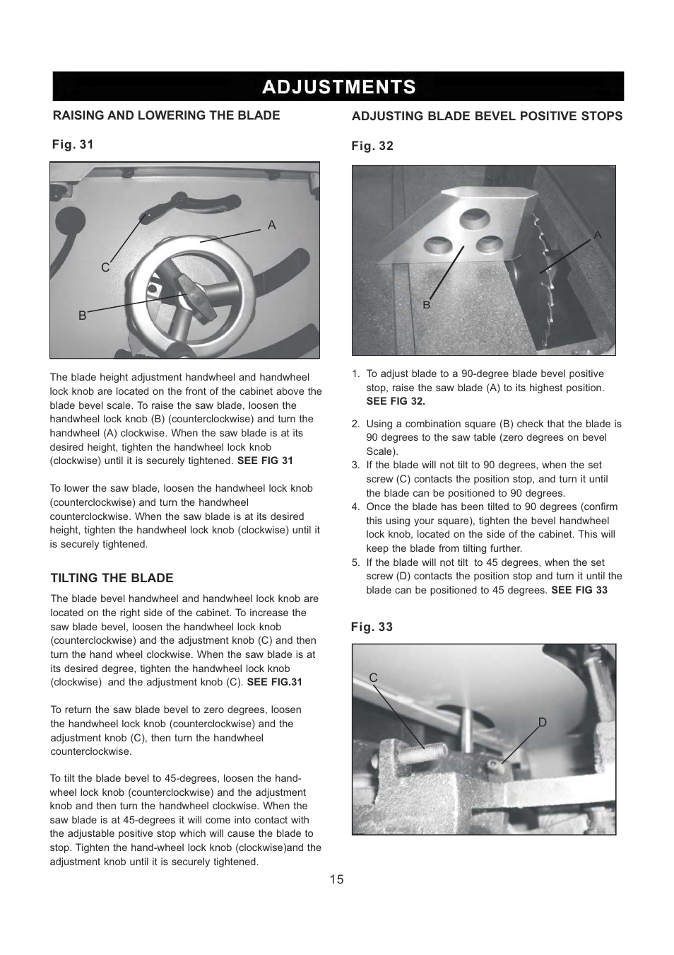 RIKON Power Tools 10-201 User Manual | Page 15 / 40