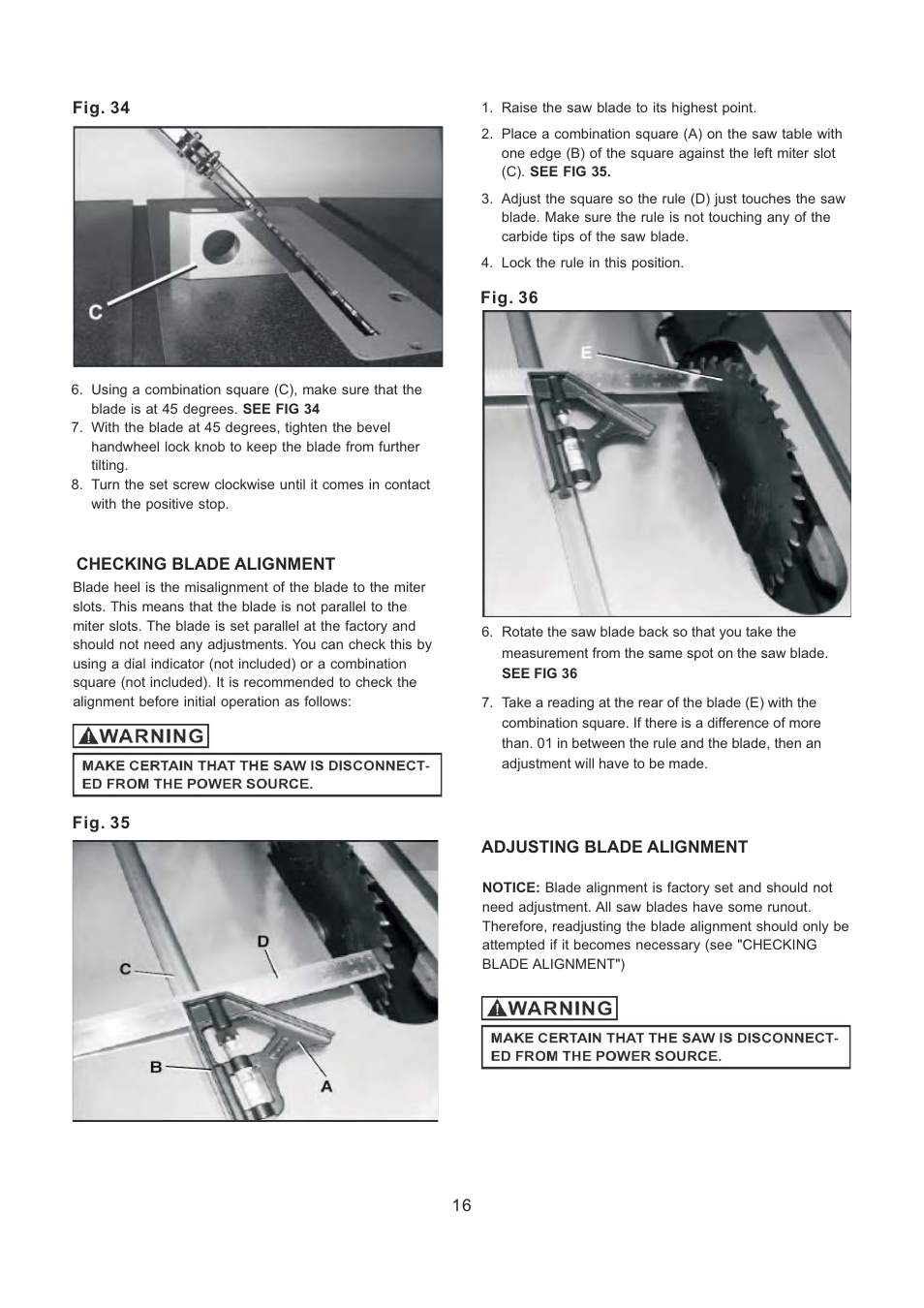 RIKON Power Tools 10-201 User Manual | Page 16 / 40