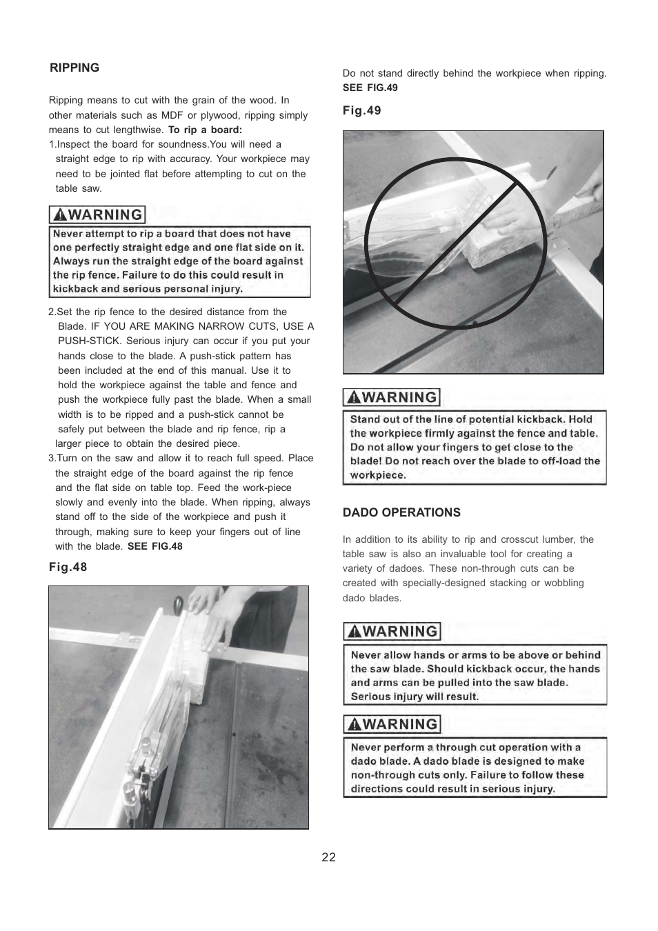 RIKON Power Tools 10-201 User Manual | Page 22 / 40