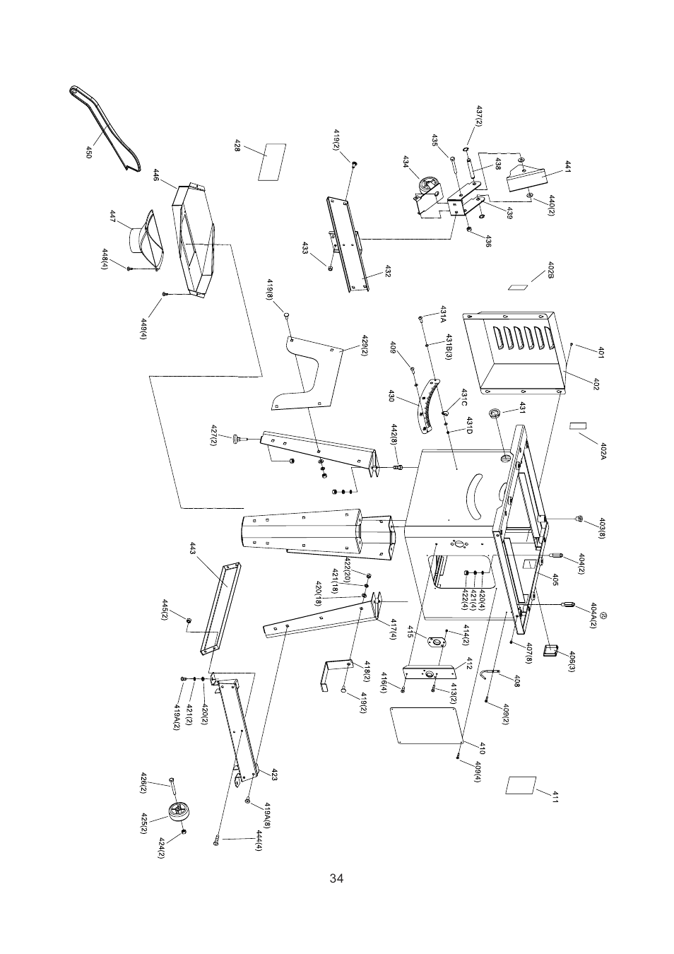 RIKON Power Tools 10-201 User Manual | Page 34 / 40