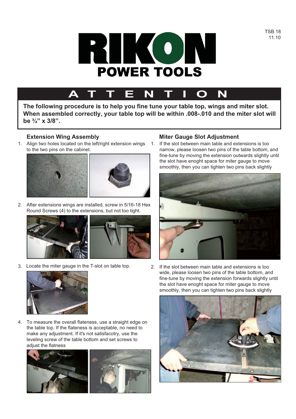 RIKON Power Tools 10-201 User Manual | Page 39 / 40