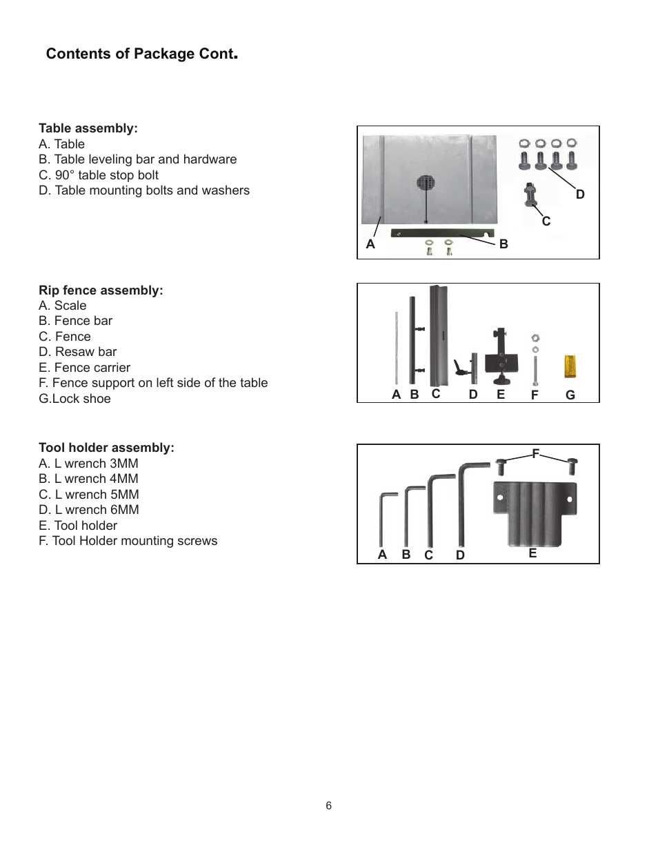 RIKON Power Tools 10-315 User Manual | Page 6 / 28