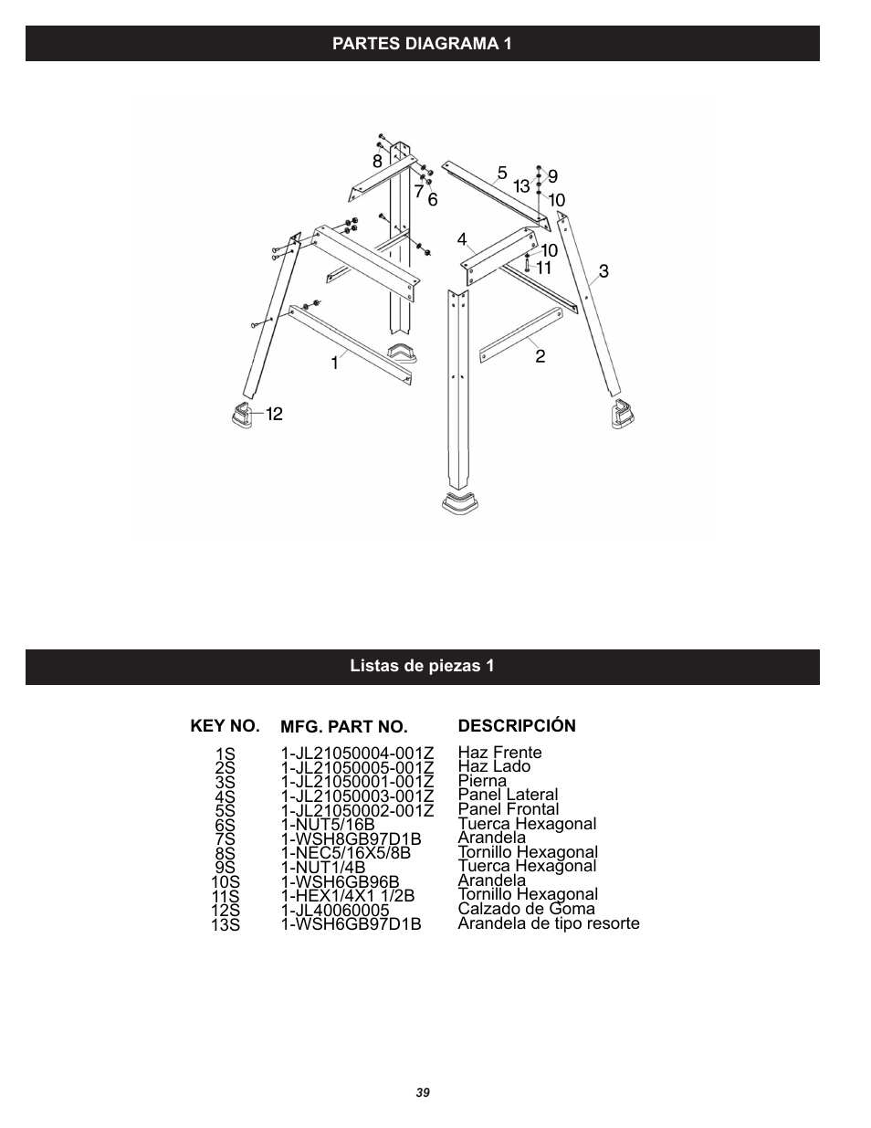 RIKON Power Tools 10-321 User Manual | Page 39 / 52