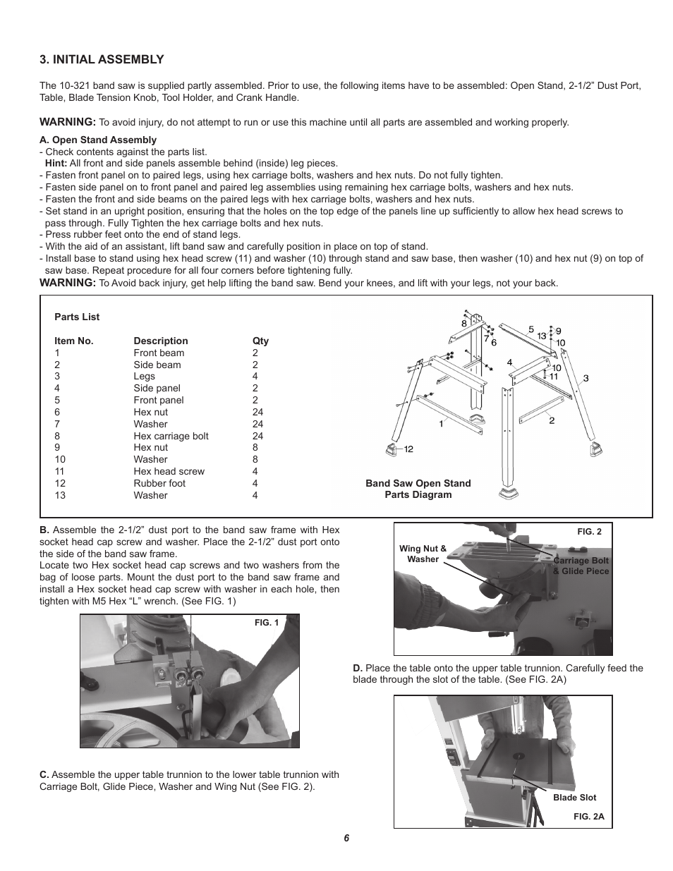 RIKON Power Tools 10-321 User Manual | Page 6 / 52