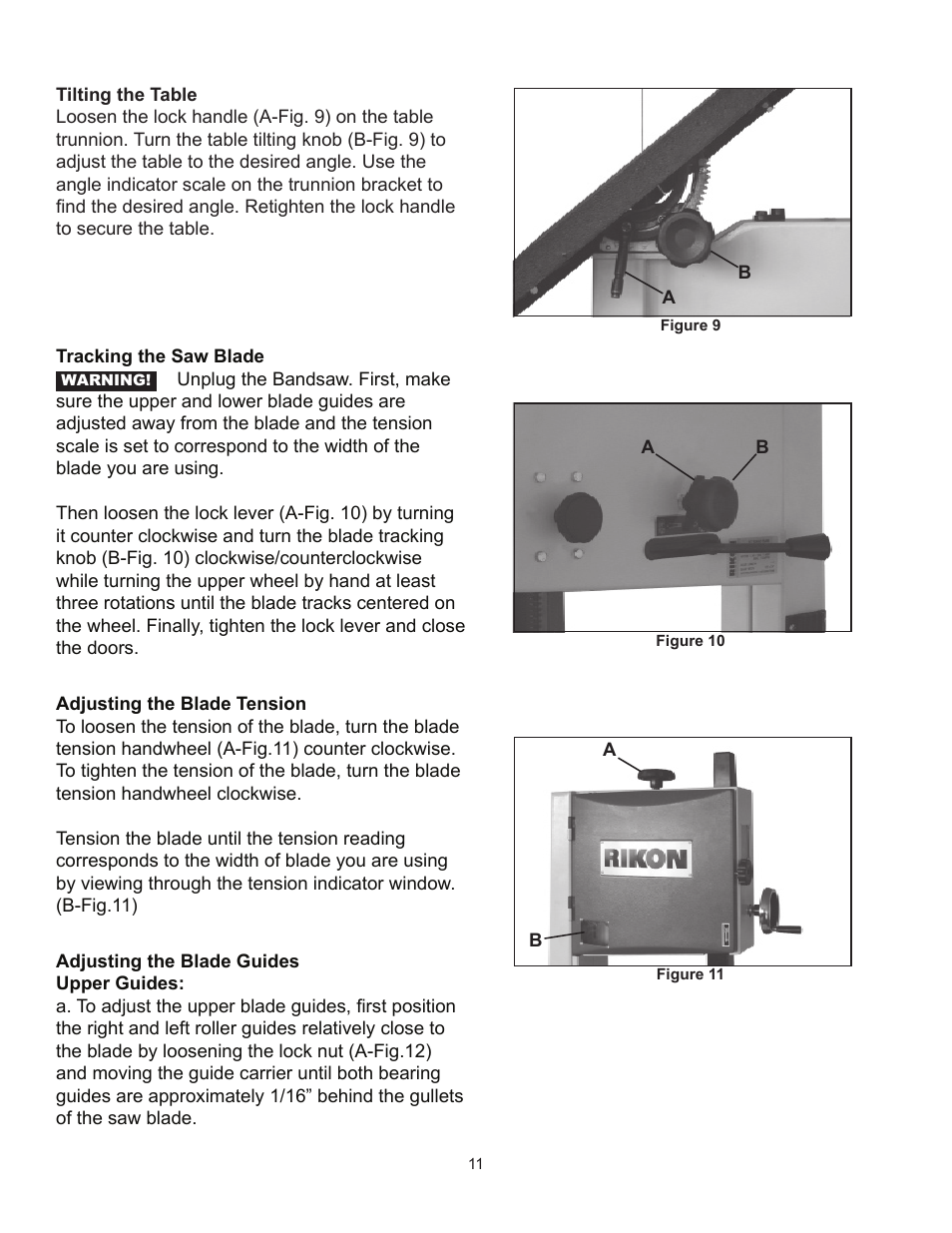 RIKON Power Tools 10-325 User Manual | Page 11 / 28