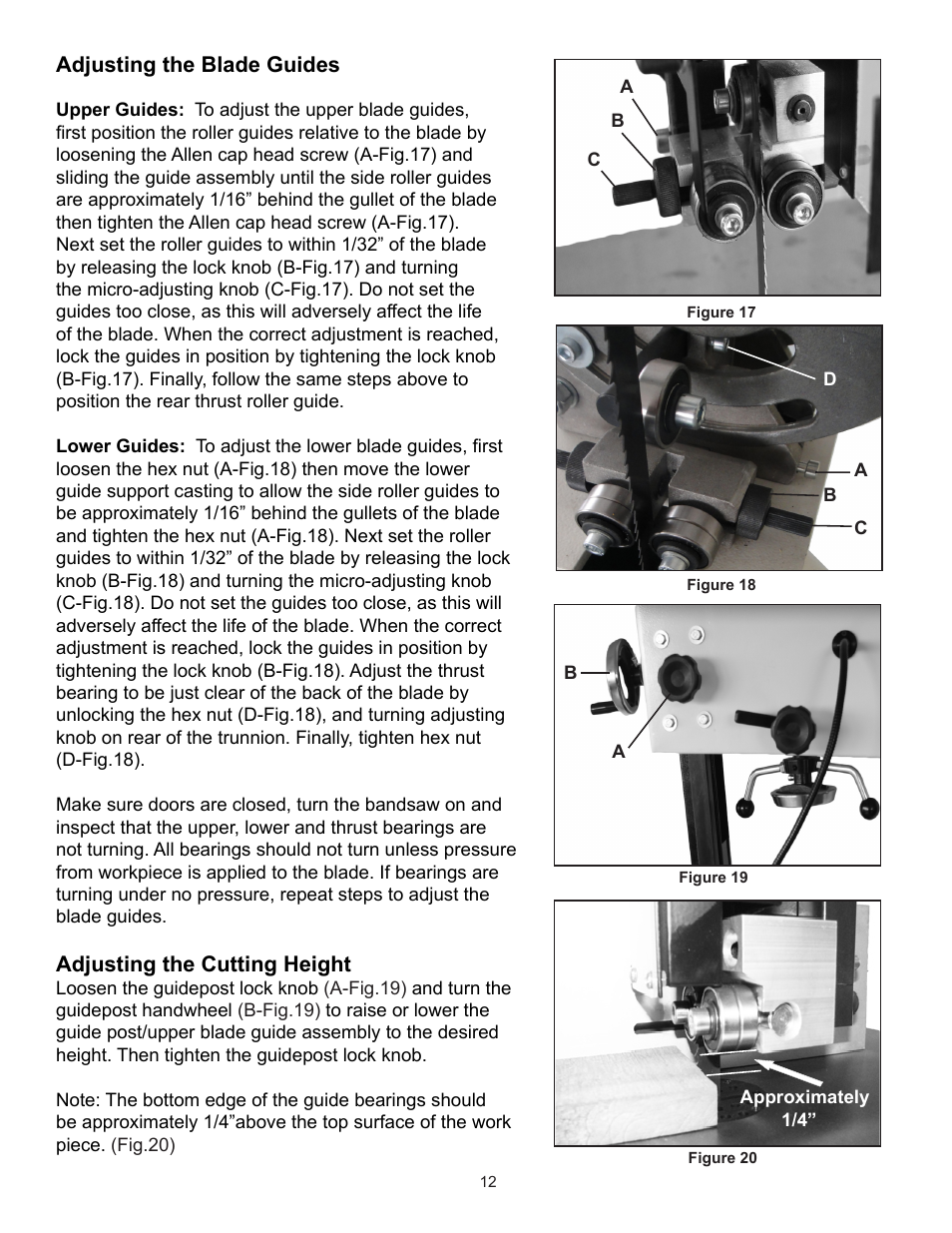 RIKON Power Tools 10-350BAL User Manual | Page 12 / 32