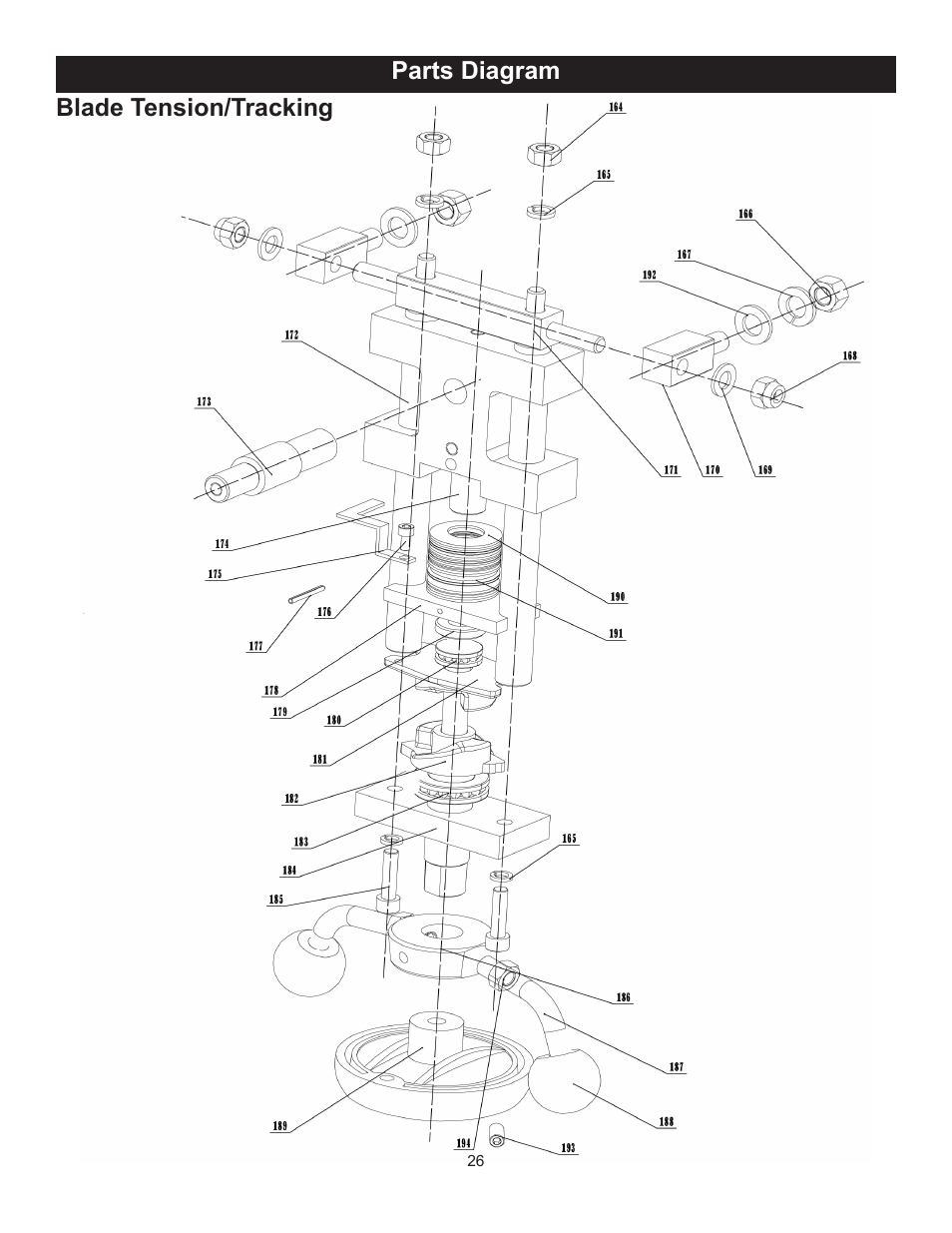 RIKON Power Tools 10-350BAL User Manual | Page 26 / 32