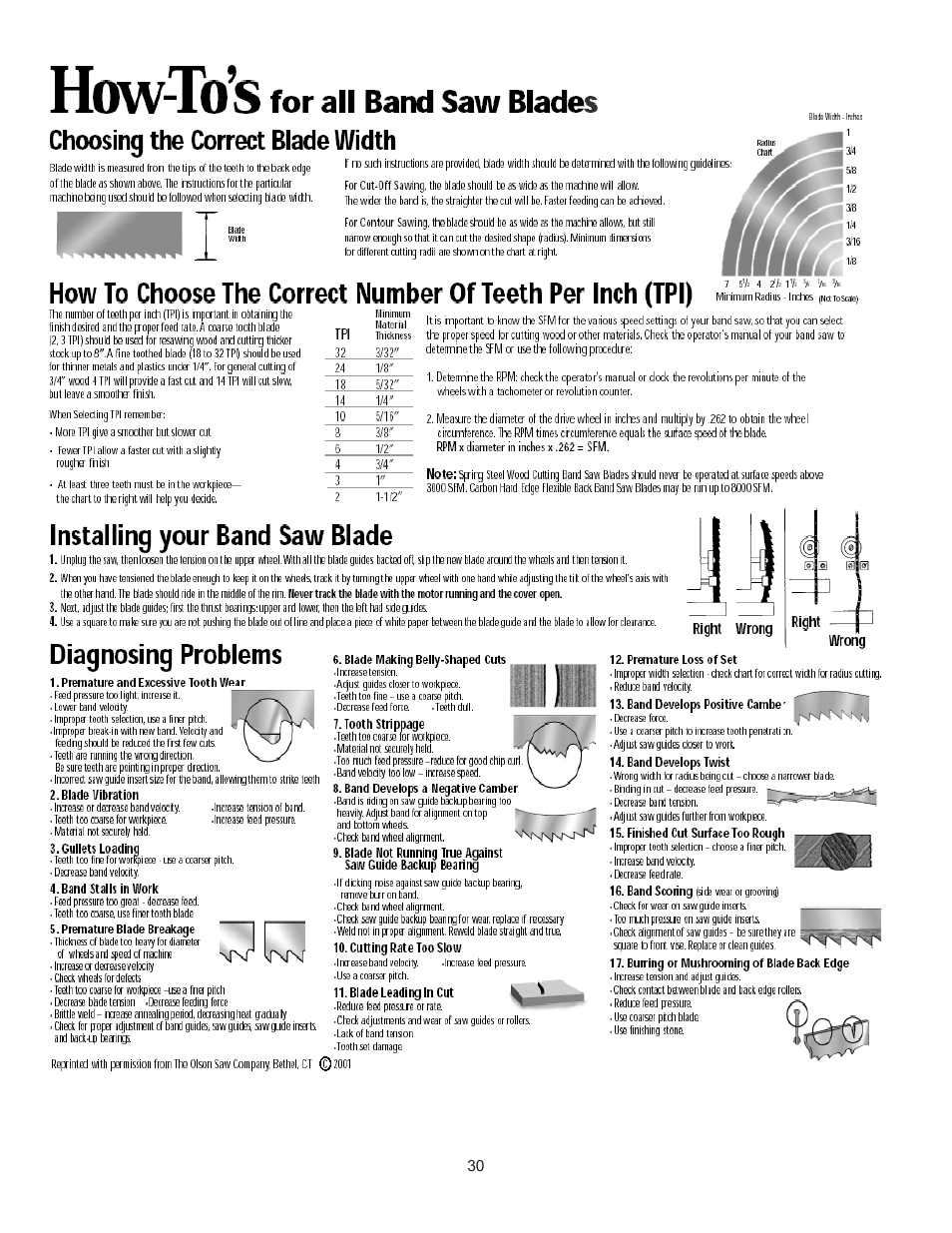 RIKON Power Tools 10-350BAL User Manual | Page 30 / 32