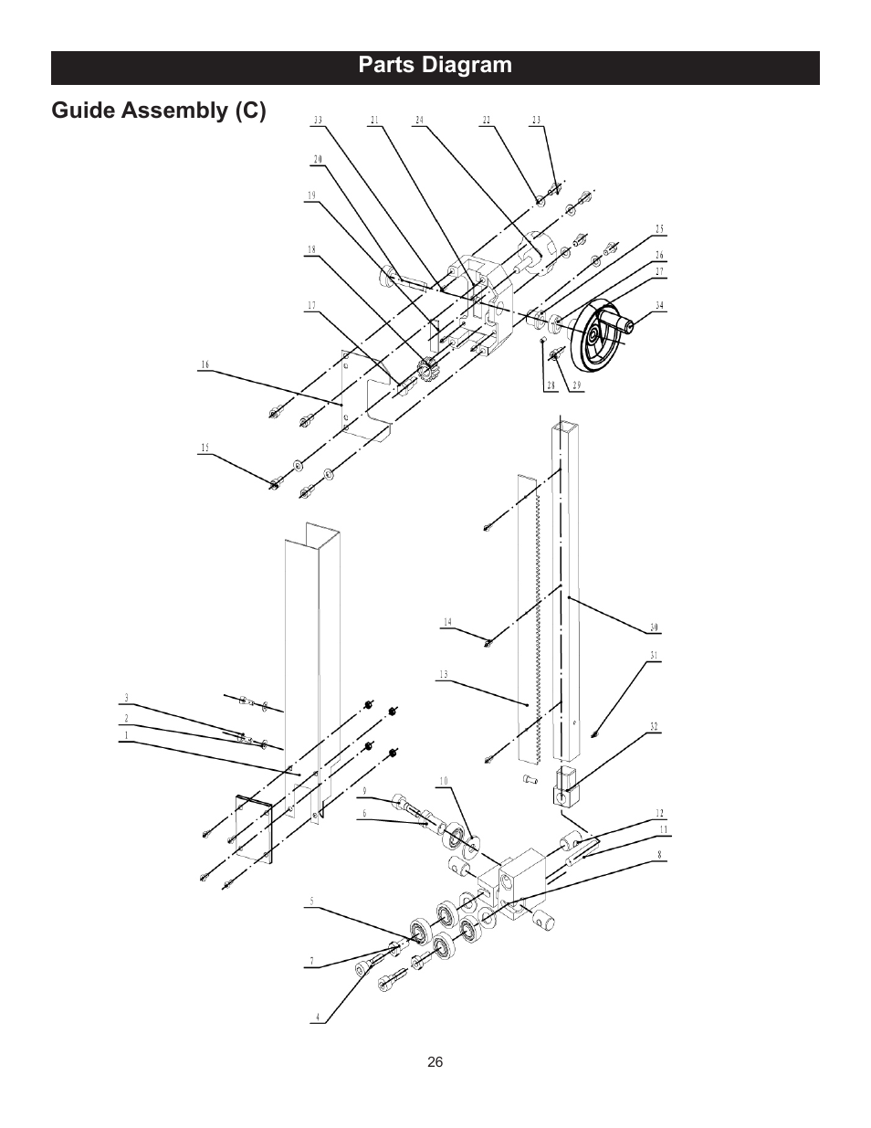 RIKON Power Tools 10-370 User Manual | Page 26 / 34