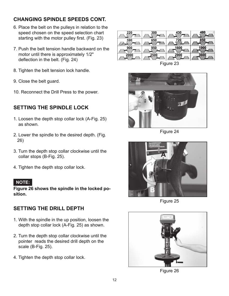 RIKON Power Tools 30-120 User Manual | Page 12 / 20