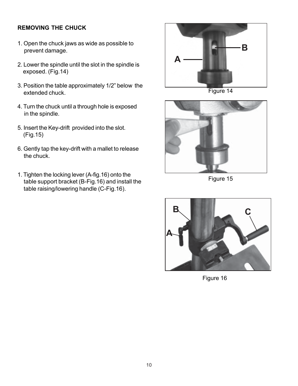 Ac b | RIKON Power Tools 30-140 User Manual | Page 10 / 21