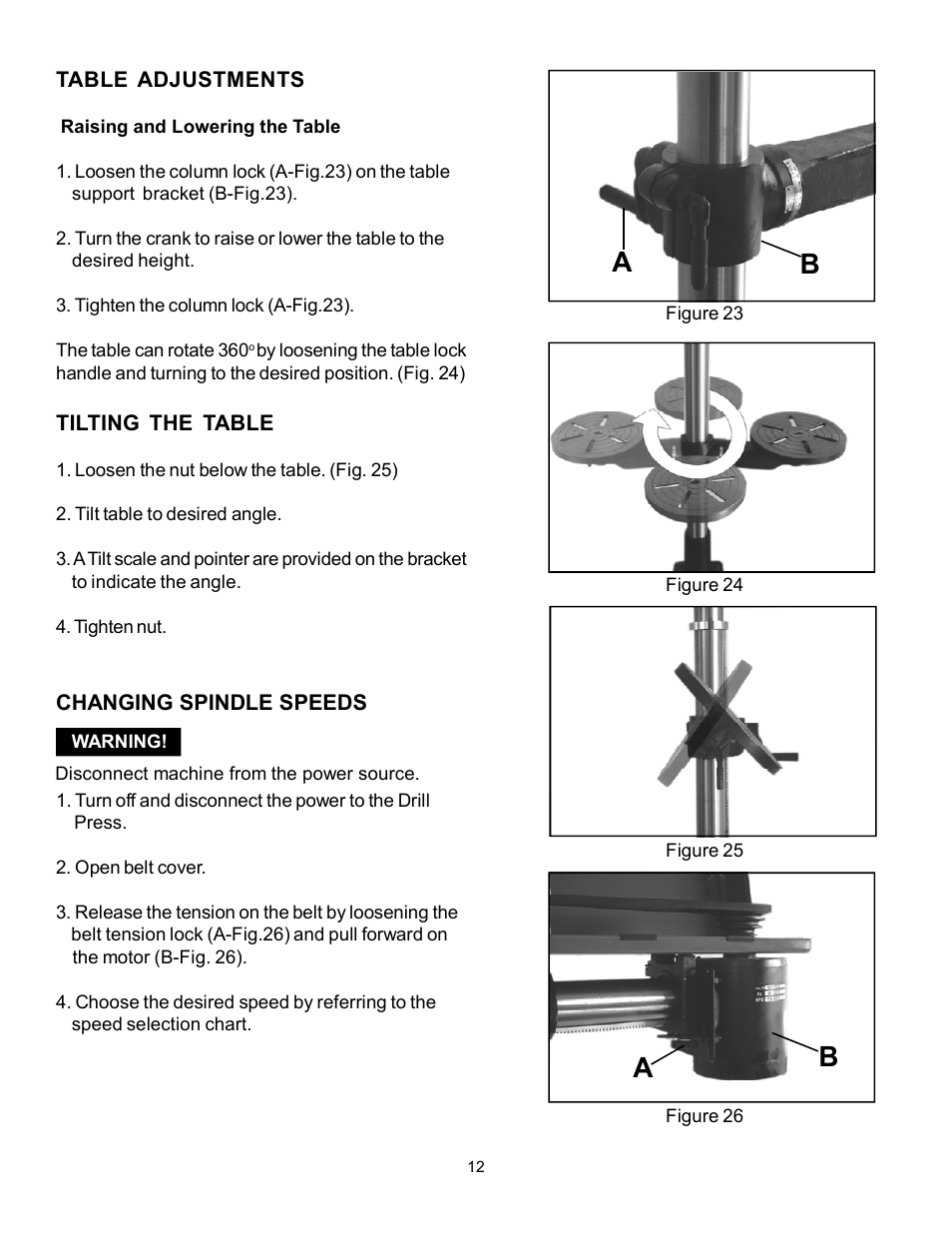 RIKON Power Tools 30-251 User Manual | Page 12 / 21