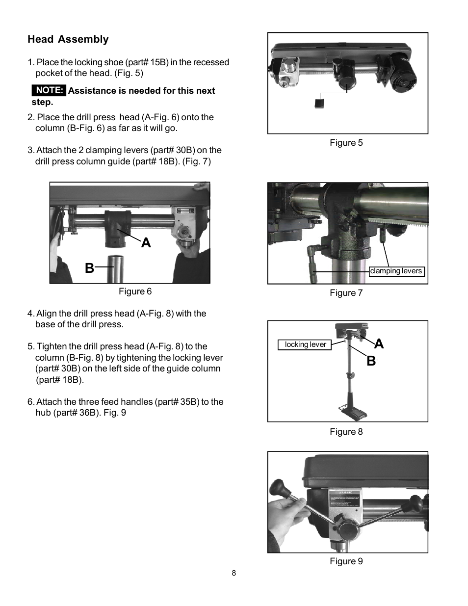 RIKON Power Tools 30-251 User Manual | Page 8 / 21