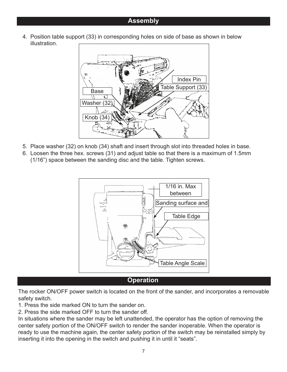 RIKON Power Tools 50-112 User Manual | Page 7 / 18