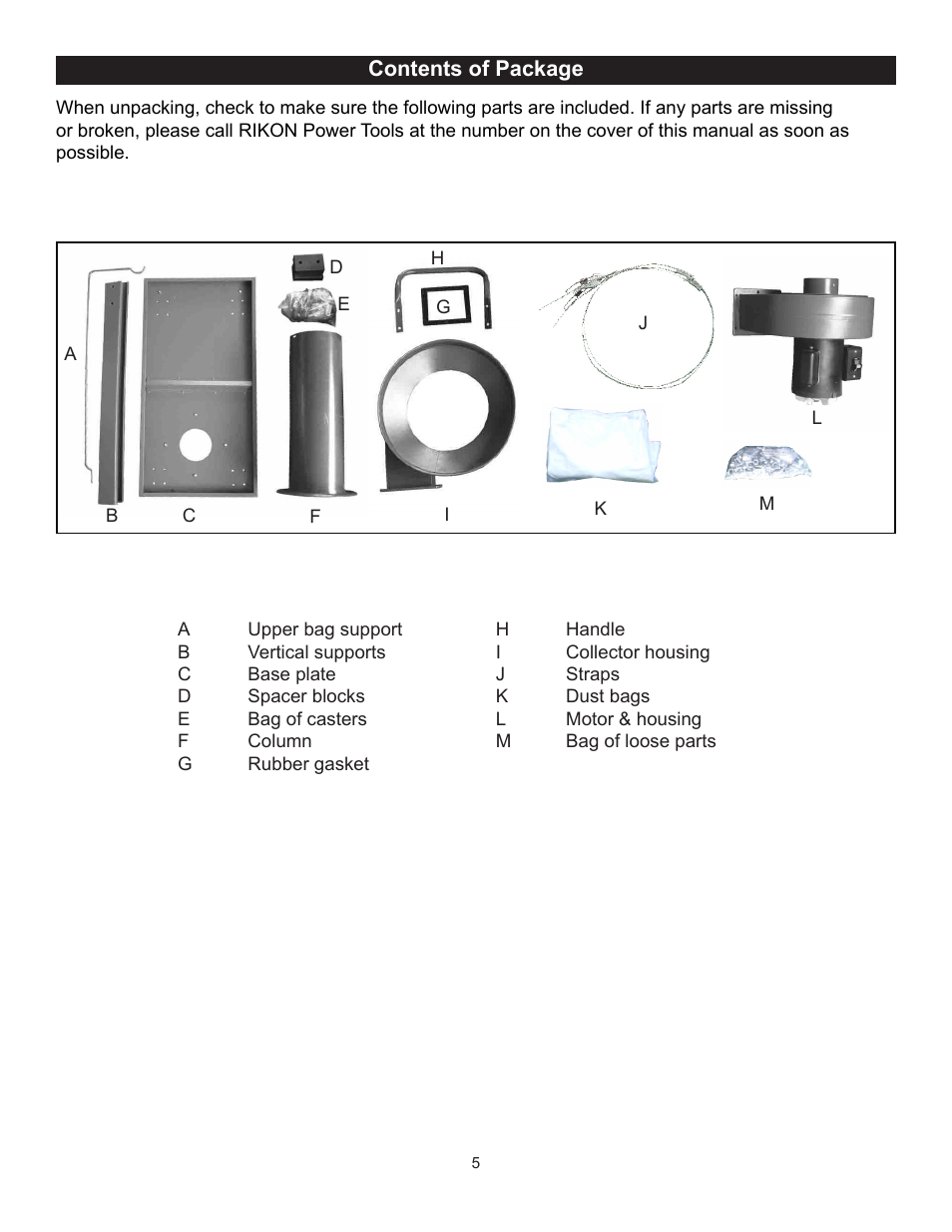 RIKON Power Tools 60-100 User Manual | Page 5 / 16