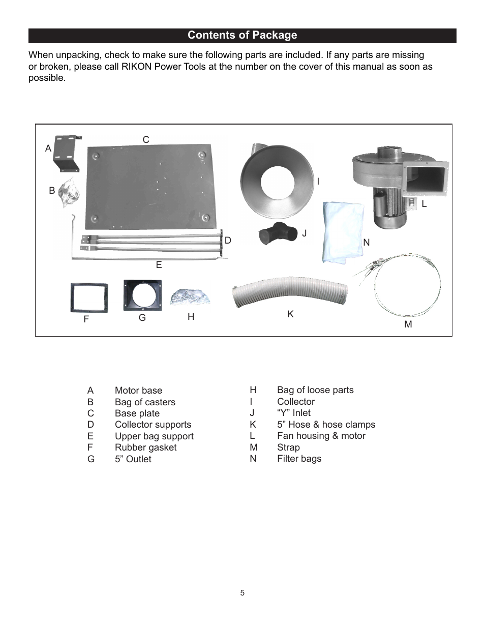 RIKON Power Tools 60-200 User Manual | Page 5 / 16