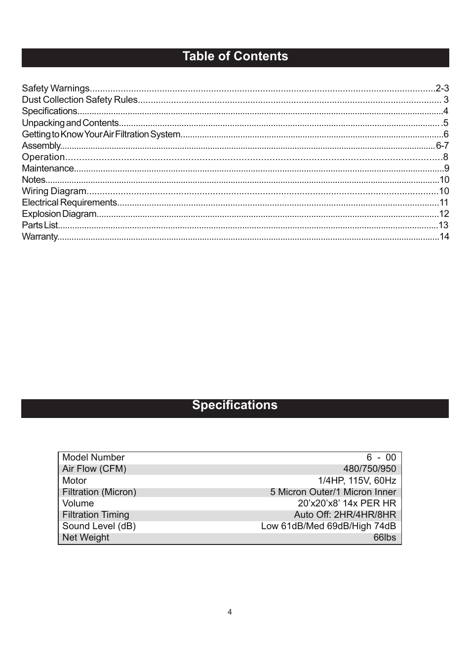 RIKON Power Tools 62-100 User Manual | Page 4 / 16