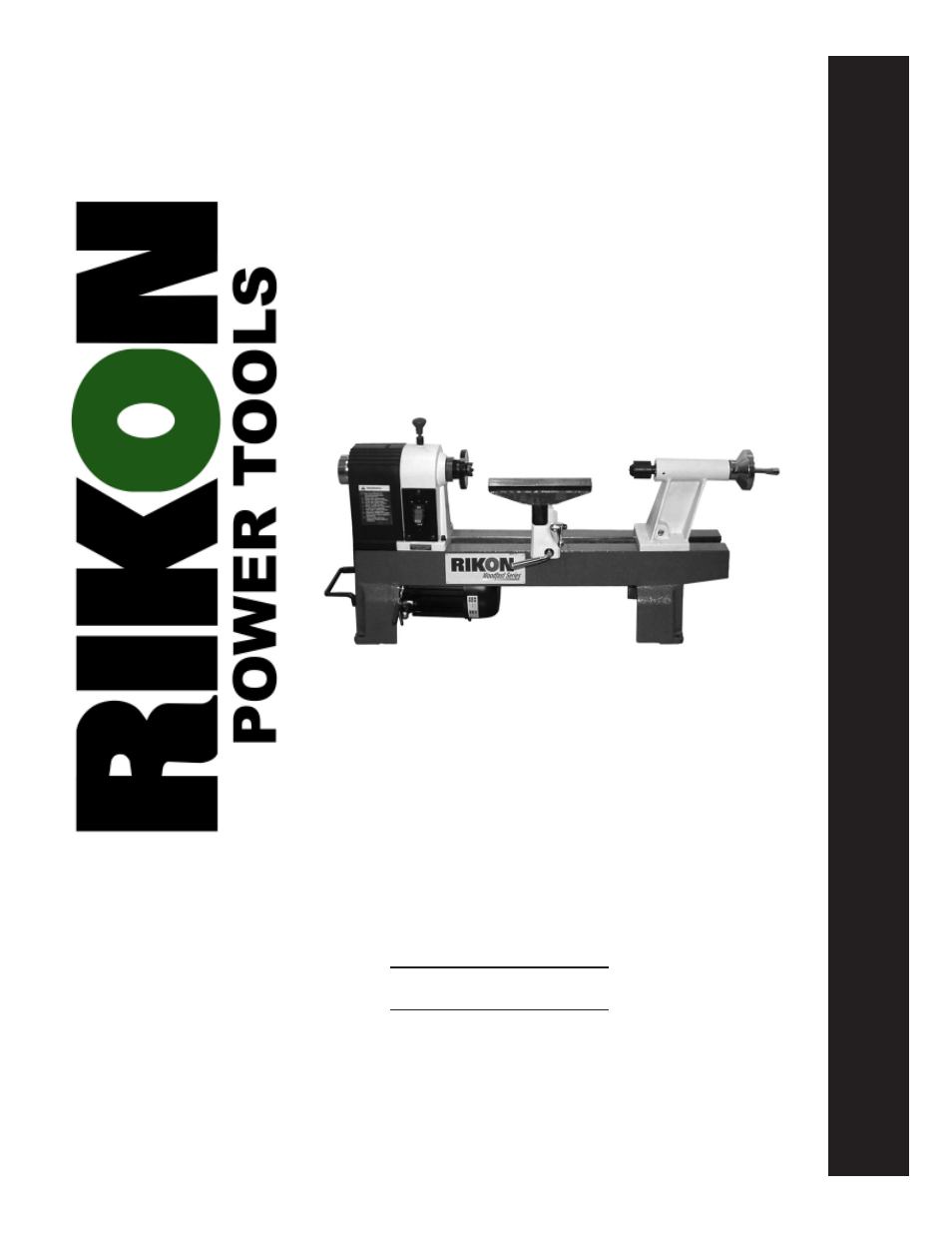 RIKON Power Tools 70-100 User Manual | 18 pages