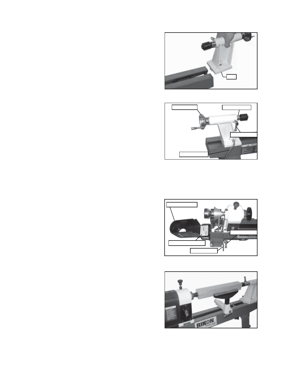 Typical operations, Adjusting tailstock, Changing spindle speeds | RIKON Power Tools 70-100 User Manual | Page 9 / 18