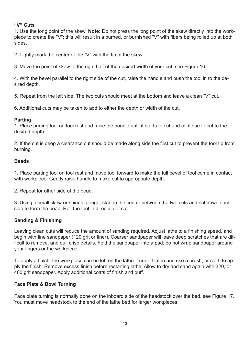 RIKON Power Tools 70-300 User Manual | Page 13 / 28