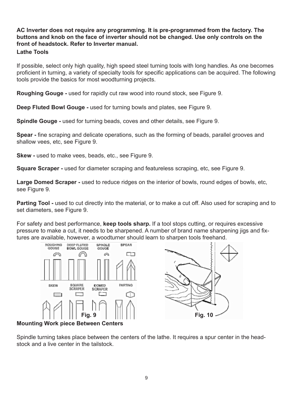 RIKON Power Tools 70-300 User Manual | Page 9 / 28