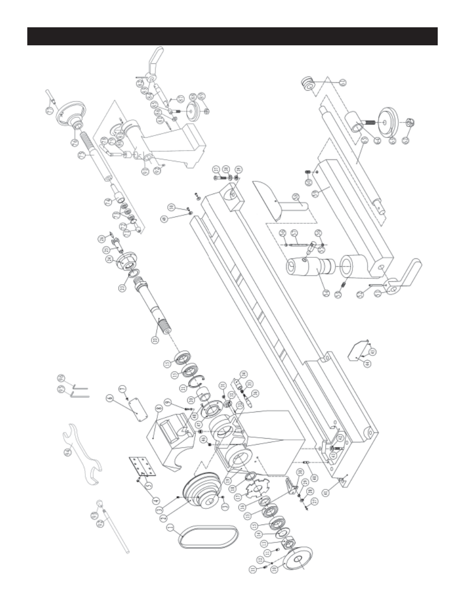 Explosion diagram | RIKON Power Tools 70-500 User Manual | Page 21 / 28
