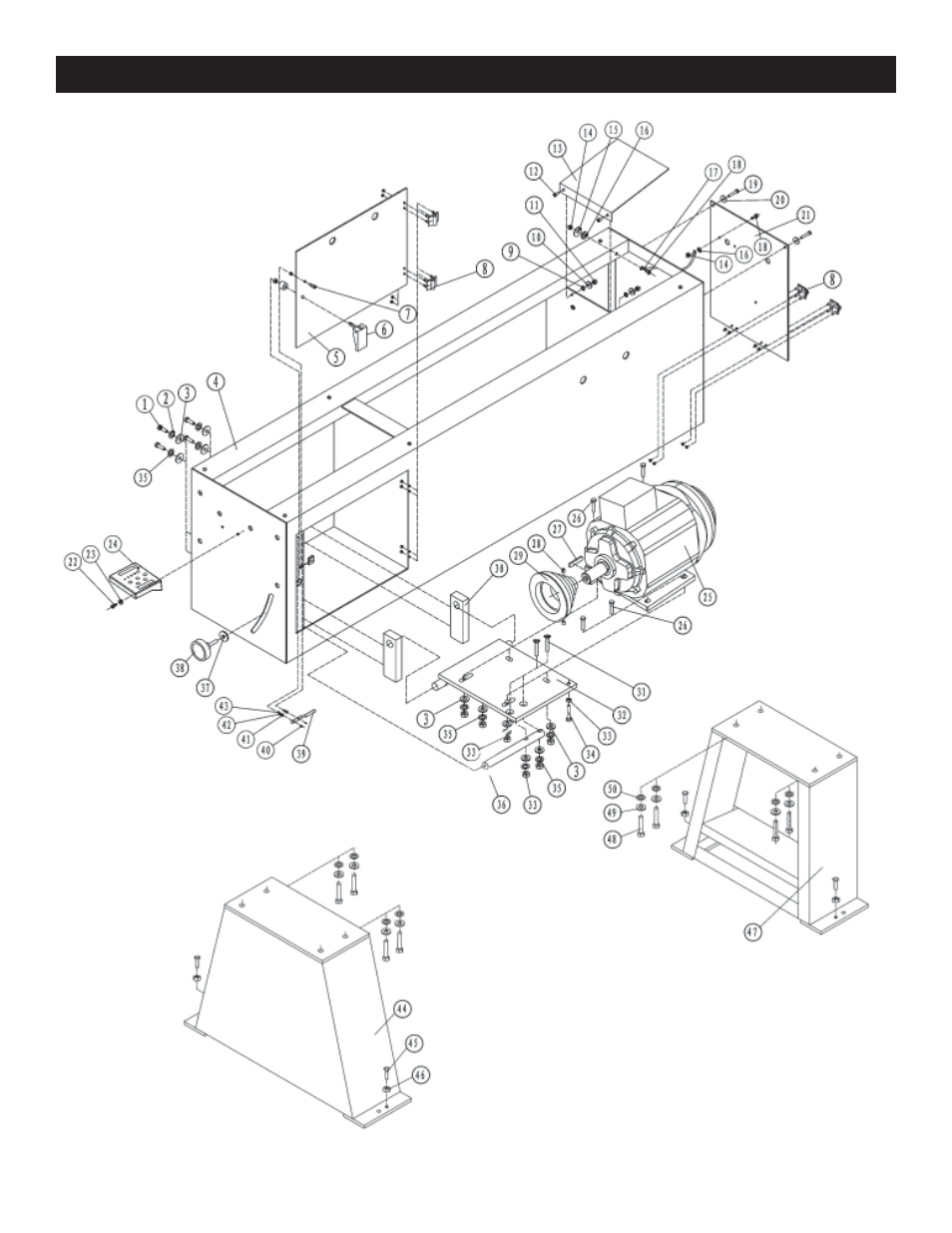 Explosion diagram | RIKON Power Tools 70-500 User Manual | Page 23 / 28