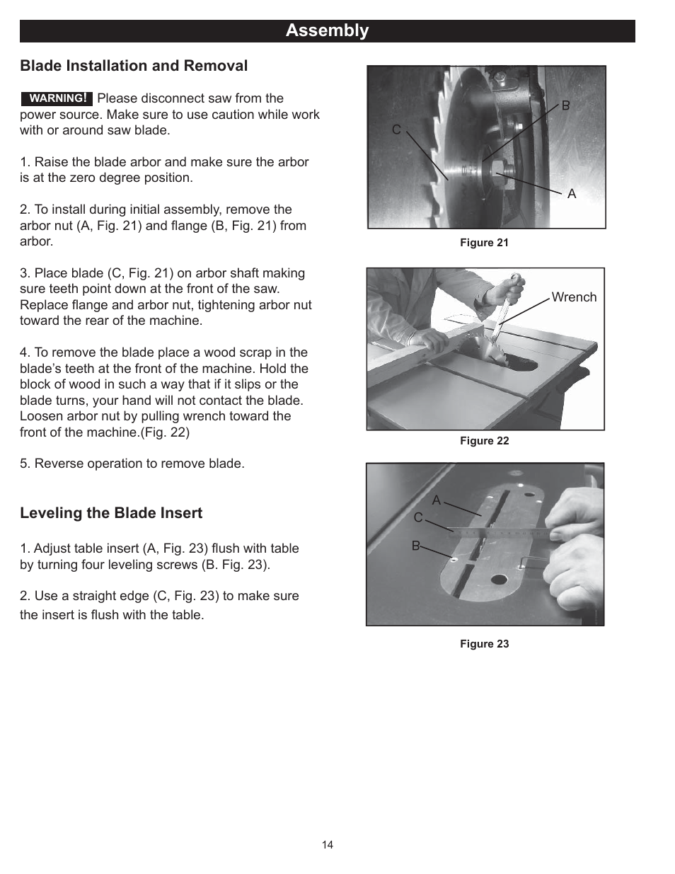 Assembly | RIKON Power Tools 10-050 User Manual | Page 14 / 27