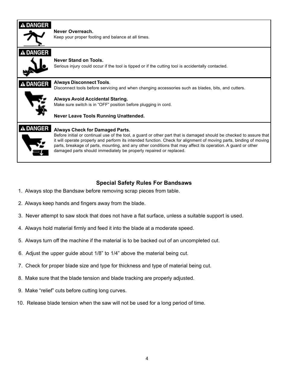 RIKON Power Tools 10-300 User Manual | Page 4 / 17