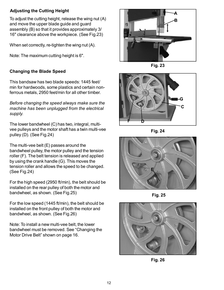 RIKON Power Tools 10-320 User Manual | Page 12 / 22