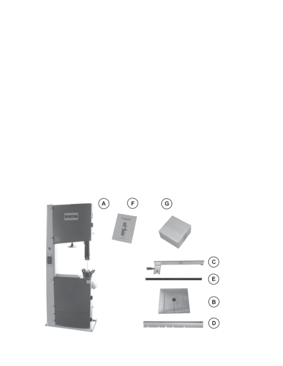 Unpacking and checking contents | RIKON Power Tools 10-340 User Manual | Page 5 / 22