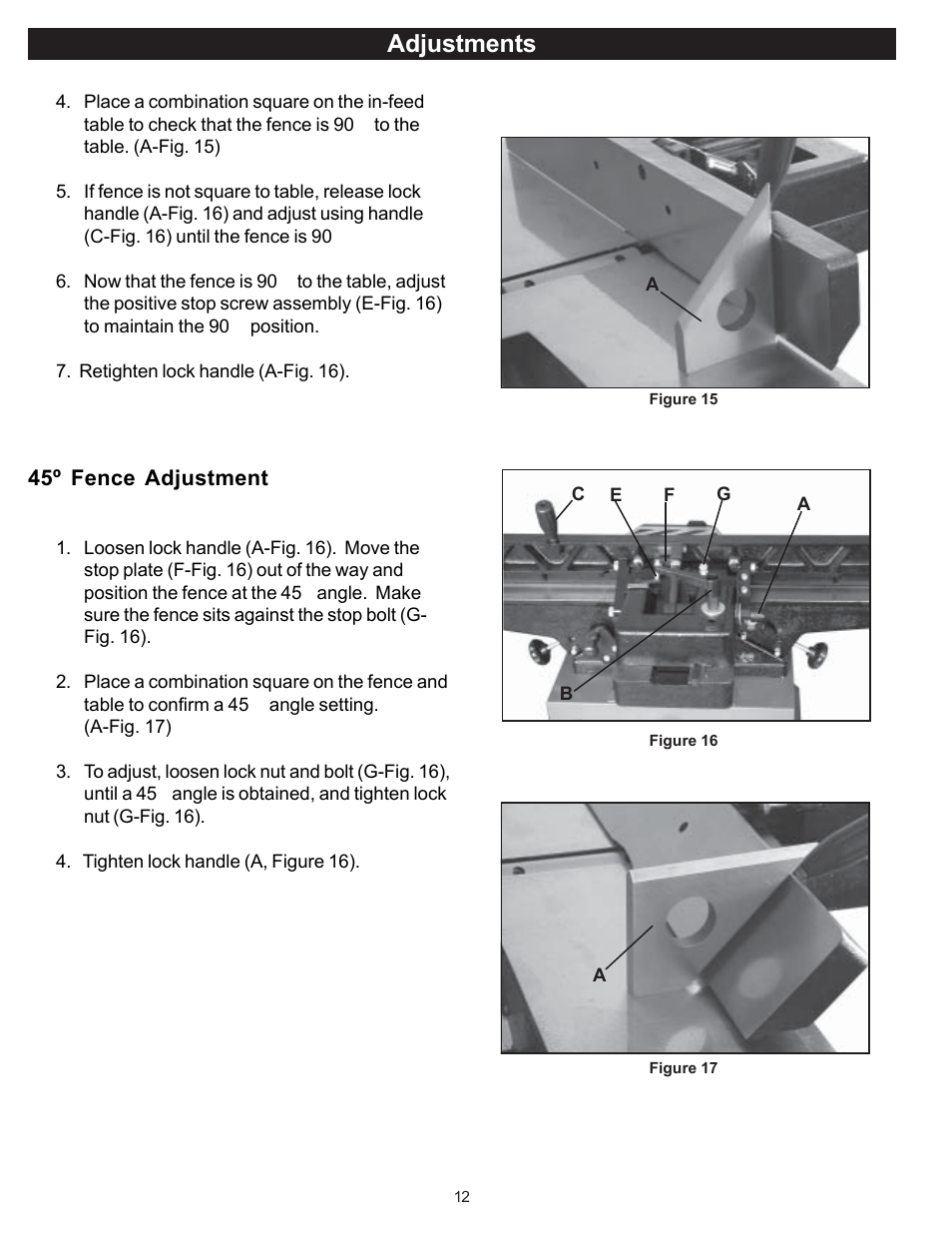 Adjustments | RIKON Power Tools 20-100 User Manual | Page 12 / 32