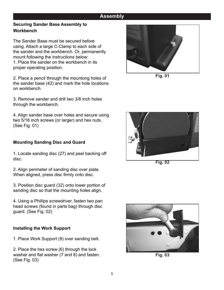 RIKON Power Tools 50-110 User Manual | Page 5 / 16