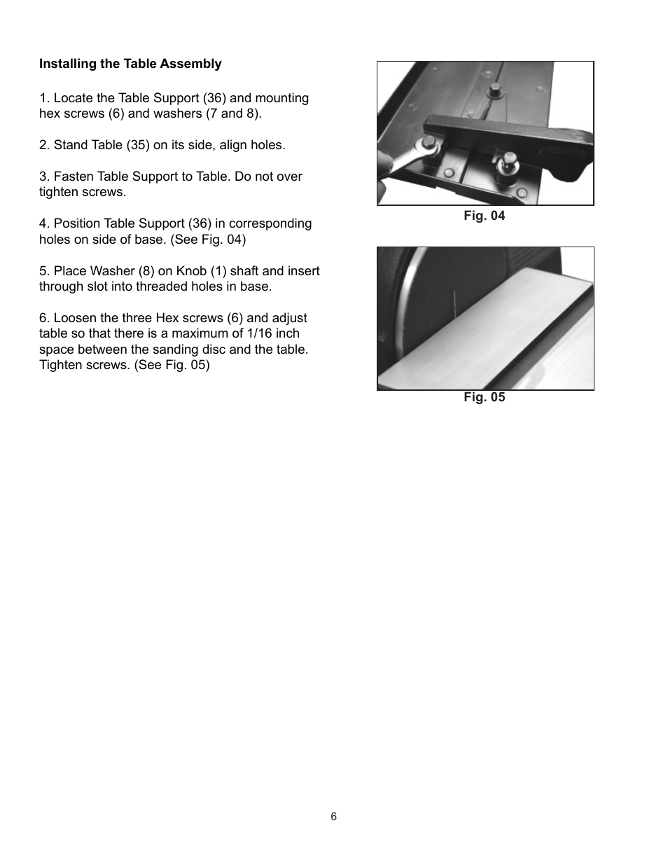 RIKON Power Tools 50-110 User Manual | Page 6 / 16
