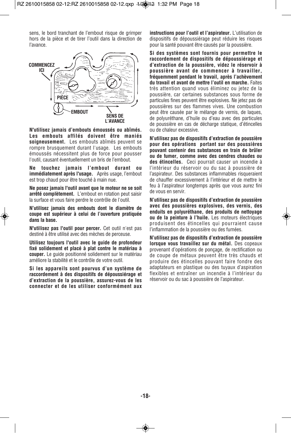 RotoZip SS355 User Manual | Page 18 / 44