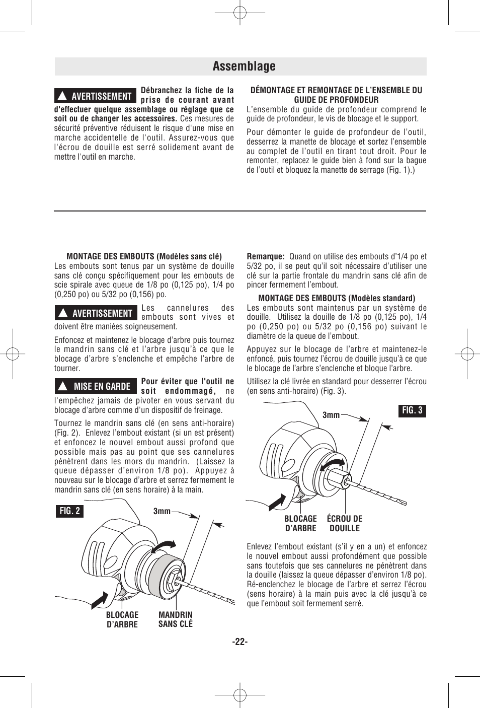 Assemblage | RotoZip RZ25 User Manual | Page 22 / 48