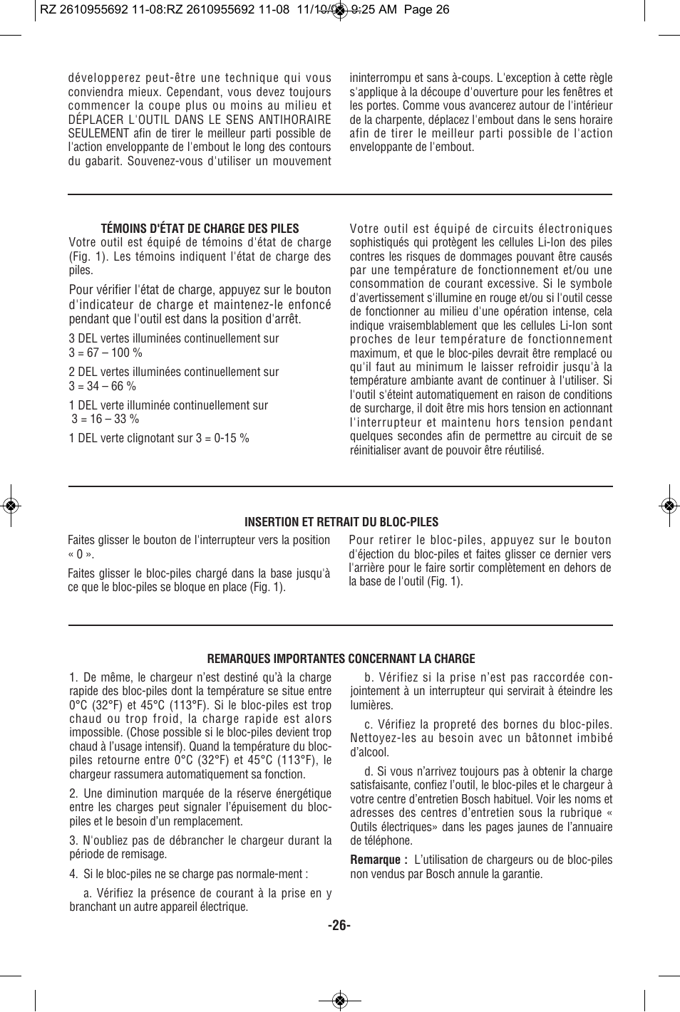 RotoZip CR18L User Manual | Page 26 / 48