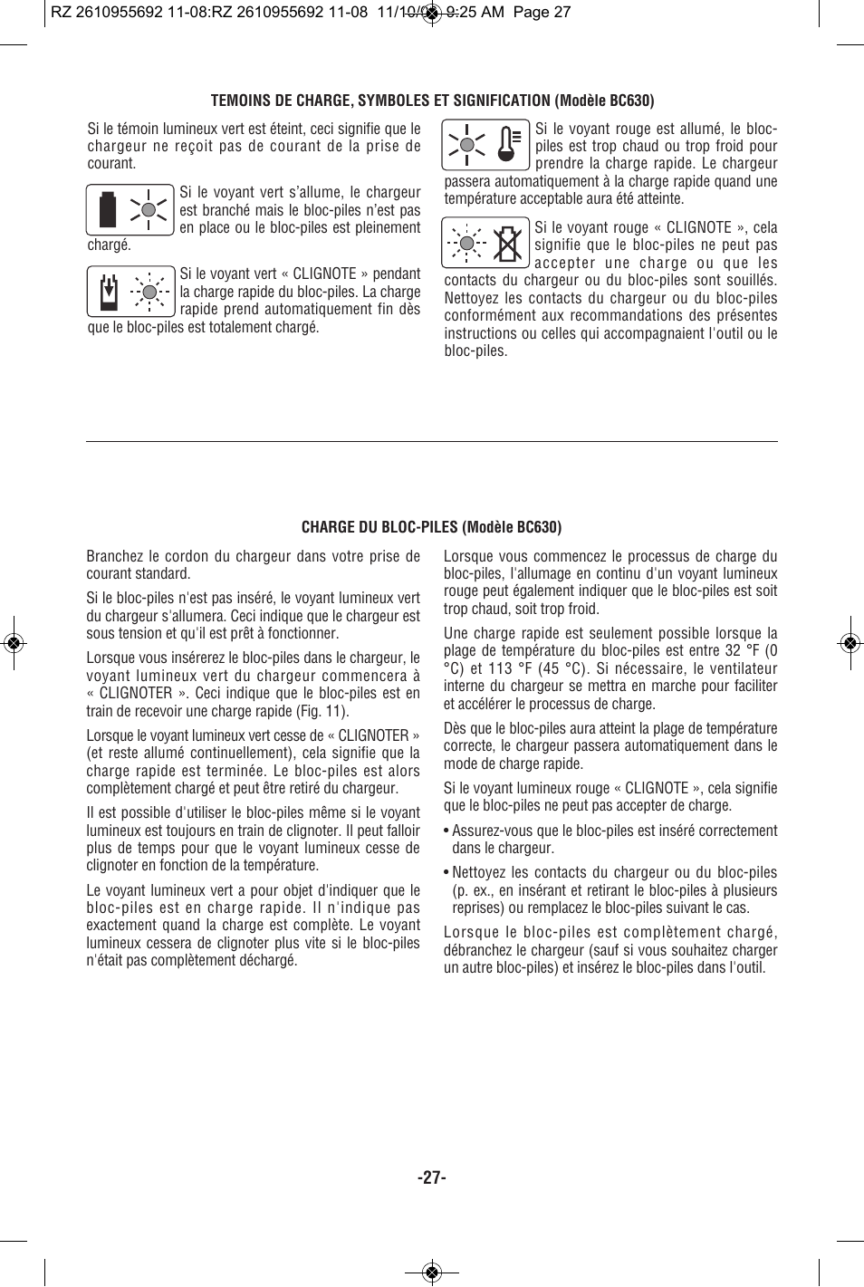 RotoZip CR18L User Manual | Page 27 / 48