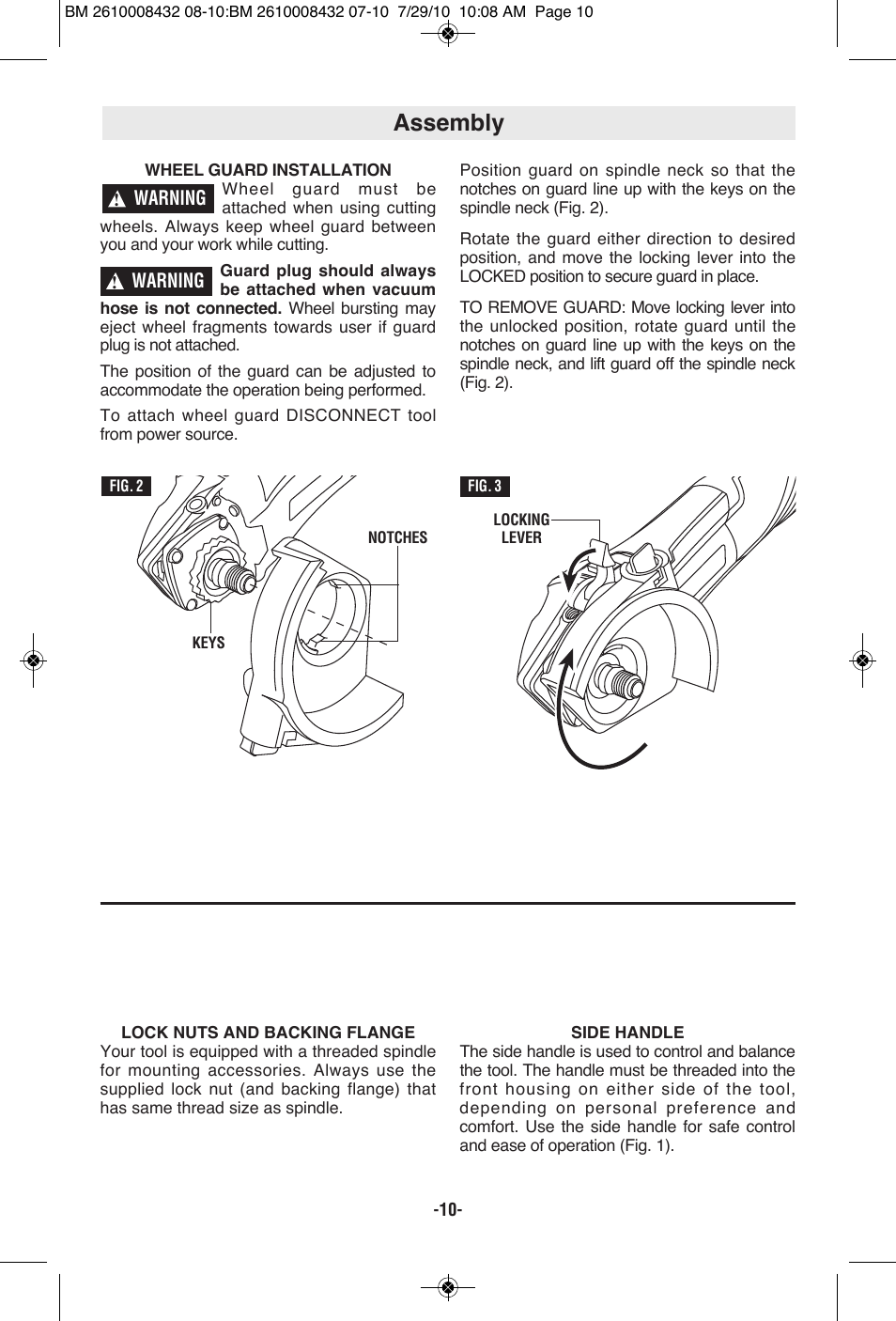 Assembly | RotoZip RFS1000 User Manual | Page 10 / 44