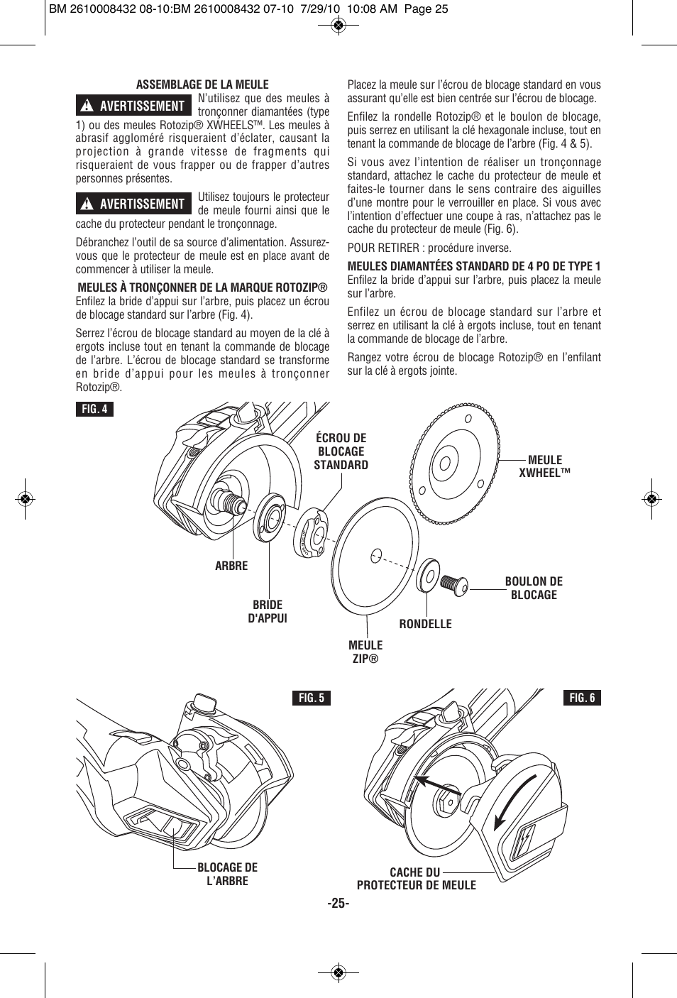 RotoZip RFS1000 User Manual | Page 25 / 44