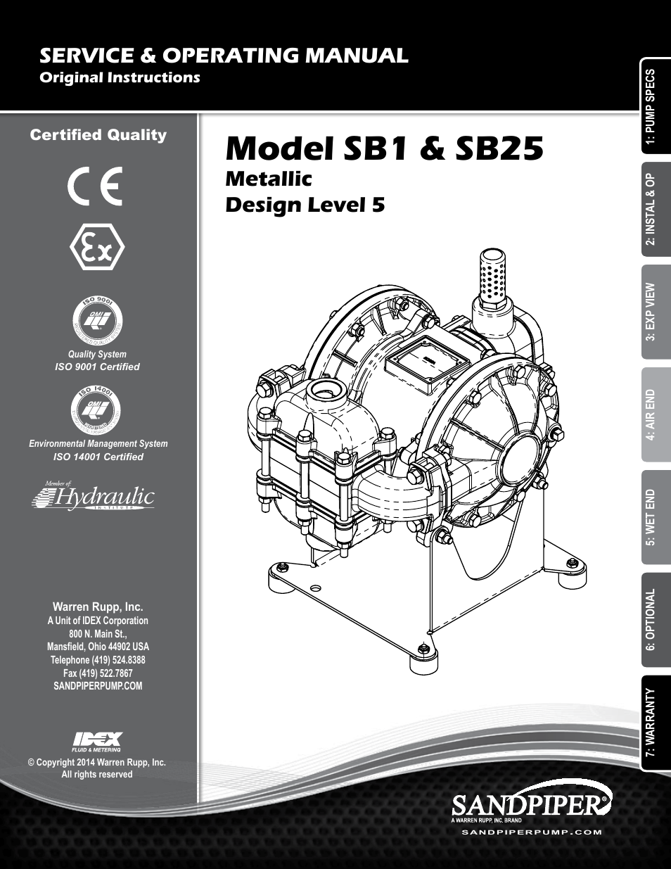 SANDPIPER SB25 User Manual | 21 pages