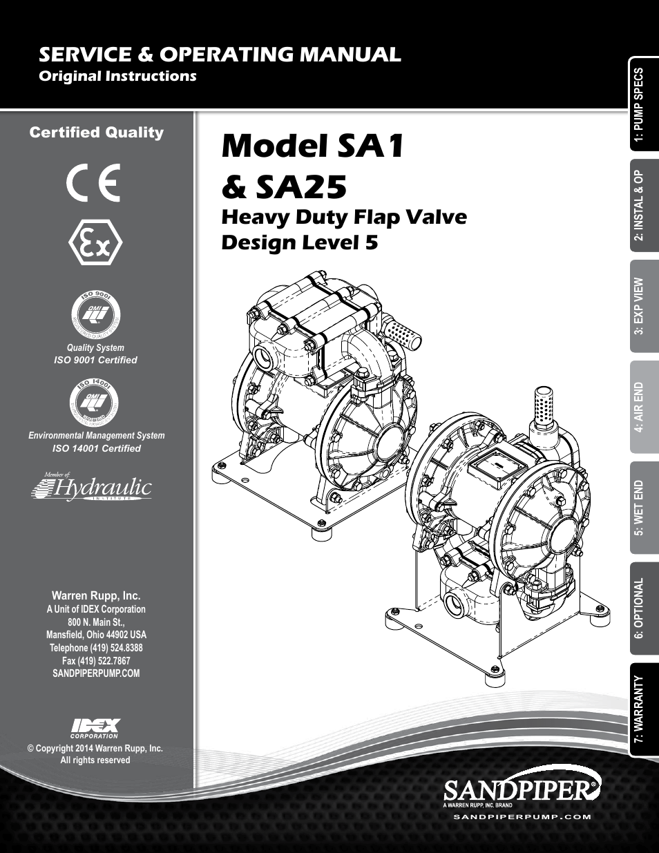 SANDPIPER SA25 User Manual | 19 pages