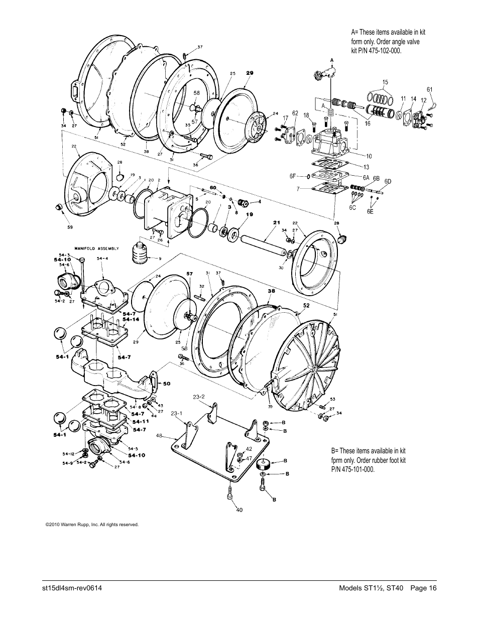 SANDPIPER ST40 User Manual | Page 18 / 21