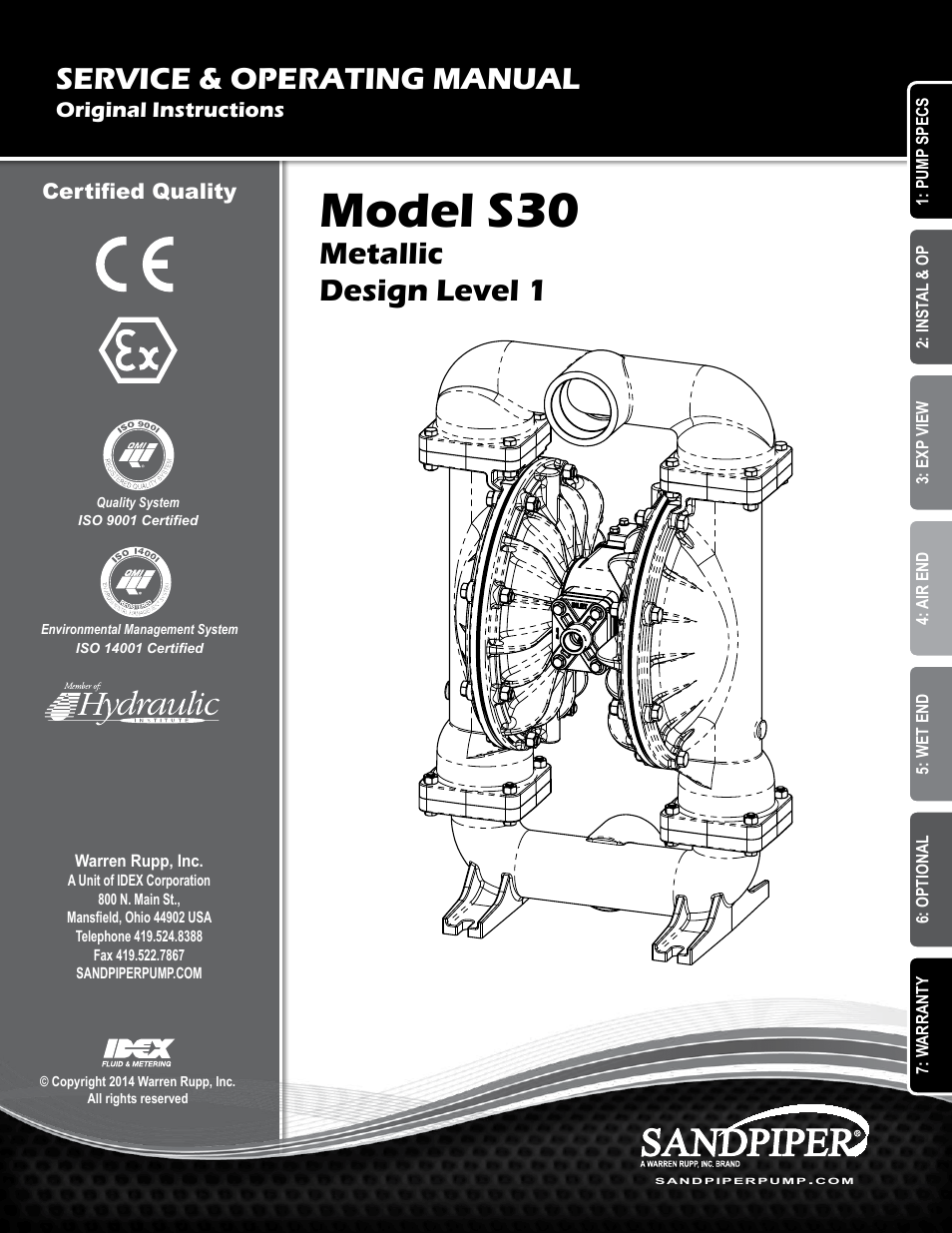 SANDPIPER S30 Metallic User Manual | 24 pages