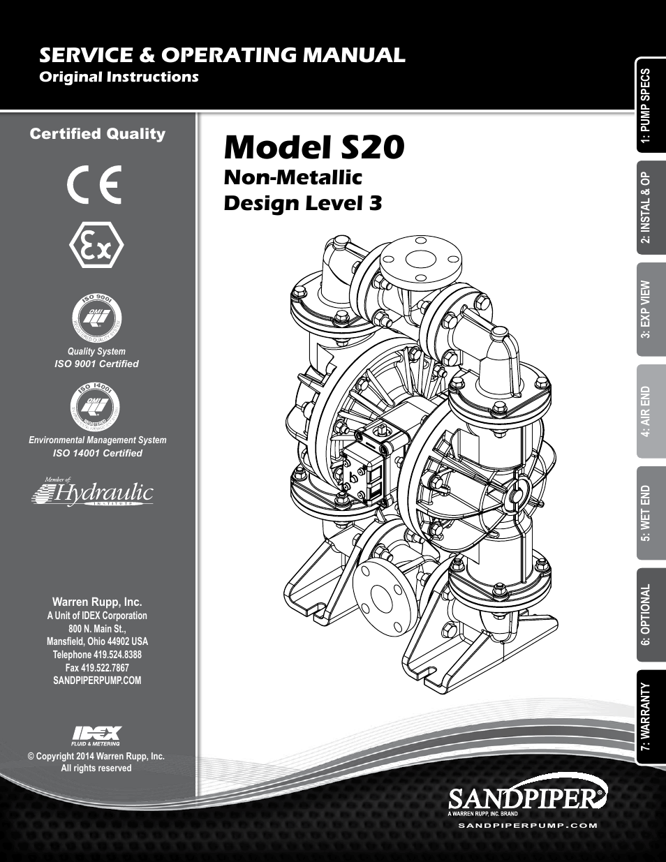 SANDPIPER S20 Non-Metallic User Manual | 25 pages