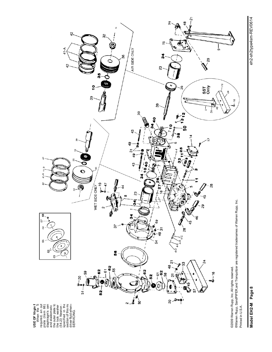 SANDPIPER SH2-M User Manual | Page 8 / 11