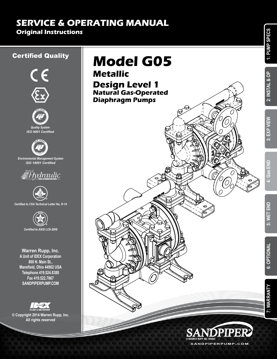SANDPIPER G05 User Manual | 22 pages