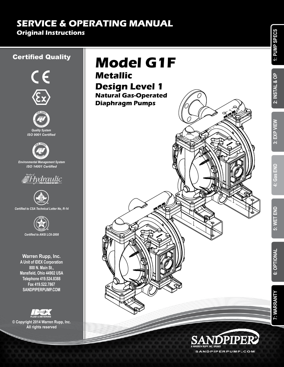 SANDPIPER G1F User Manual | 21 pages